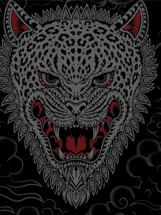 Snow leopard artwork from Royal Enfield One Ride 2026
