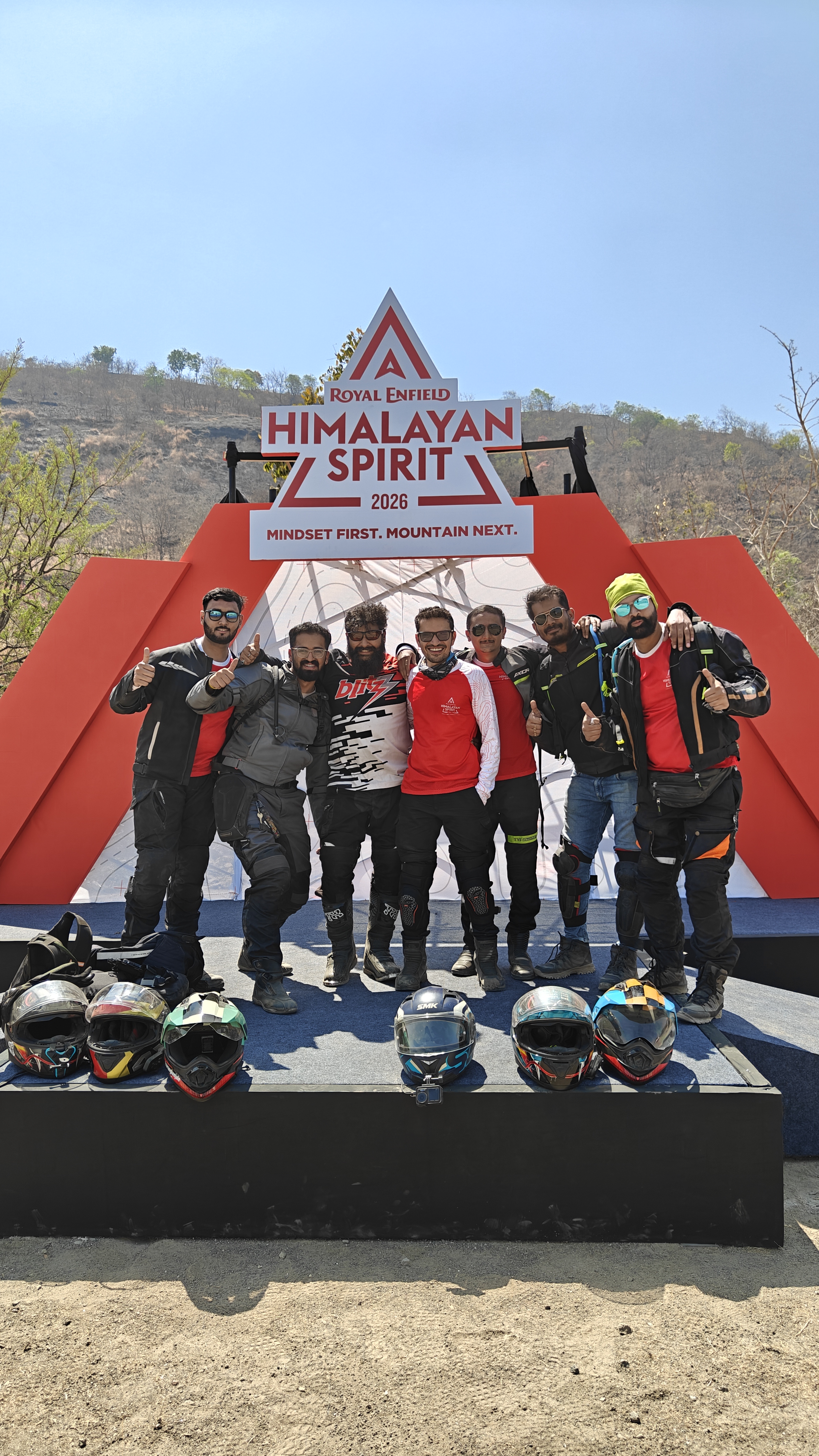 BRC riders on the Himalayan Spirit ride